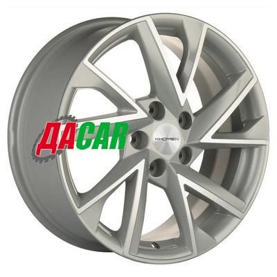 Khomen Wheels KHW1714 (Karog) 7x17/5x112 ET45 D57,1 F-Silver-FP