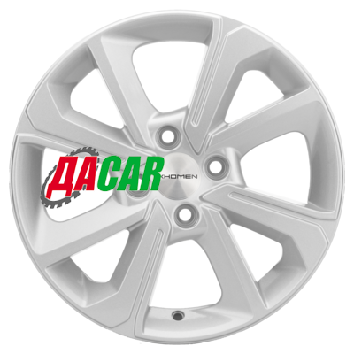 Khomen Wheels KHW1501 (XRay) 6x15/4x100 ET37 D60,1 F-Silver