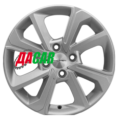 Khomen Wheels KHW1501 (Logan/Sandero/Xray) 6x15/4x100 ET40 D60,1 F-Silver