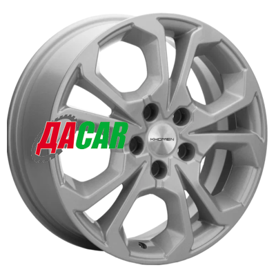 Khomen Wheels KHW1711 (Coolray) 6,5x17/5x114,3 ET45 D54,1 F-Silver