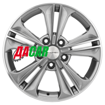 Khomen Wheels KHW1603 (Creta/Seltos) 6x16/5x114,3 ET43 D67,1 G-Silver-FP