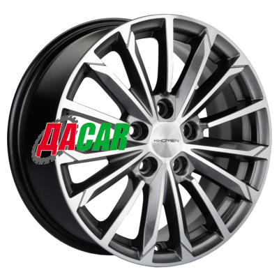 Khomen Wheels KHW1611 (Focus) 6,5x16/5x108 ET50 D63,3 G-Silver-FP
