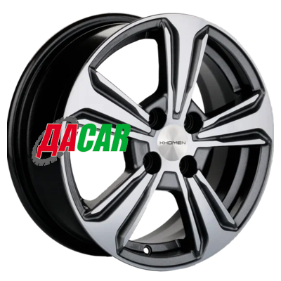 Khomen Wheels KHW1502 (Solaris II) 6x15/4x100 ET46 D54,1 G-Silver-FP