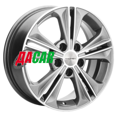 Khomen Wheels KHW1603 (Jetta) 6x16/5x112 ET50 D57,1 G-Silver-FP