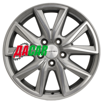 Khomen Wheels KHW1706 (Ceed) 7x17/5x114,3 ET53 D67,1 G-Silver-FP