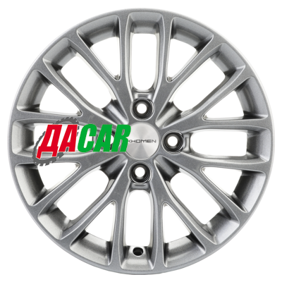 Khomen Wheels KHW1506 (XRay) 6x15/4x100 ET37 D60,1 G-Silver