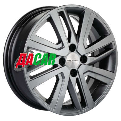 Khomen Wheels KHW1609 (XRay) 6x16/4x100 ET41 D60,1 G-Silver