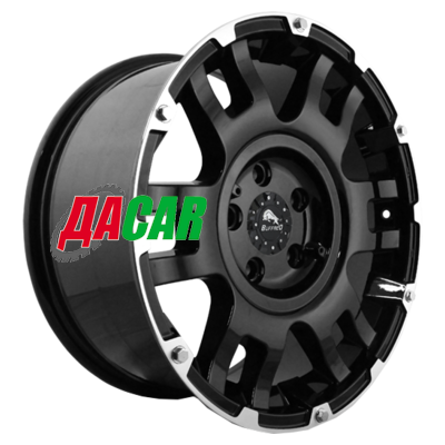 Buffalo BW-004 9x20/5x150 ET35 D110,1 Gloss Black Machined Face