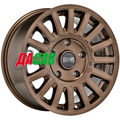 OZ Rally Raid 8x17/6x139,7 ET44 D106,1 Gloss Bronze Black Lettering