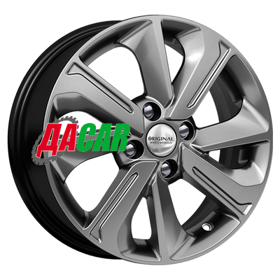 Скад KL-319 6x15/4x100 ET46 D54,1 графит