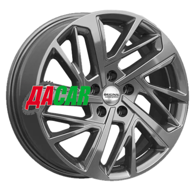 СКАД KL-372 7x17/5x114,3 ET37 D66,6 графит