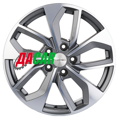 Khomen Wheels KHW1703 (CX-5/Seltos) 7x17/5x114,3 ET50 D67,1 Gray-FP