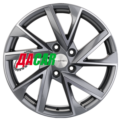 Khomen Wheels KHW1714 (Kodiaq) 7x17/5x112 ET40 D57,1 Gray-FP