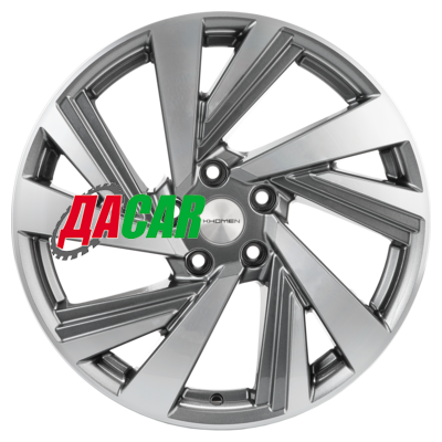 Khomen Wheels KHW1801 (Tiguan/Kodiaq) 7,5x18/5x112 ET43 D57,1 Gray-FP
