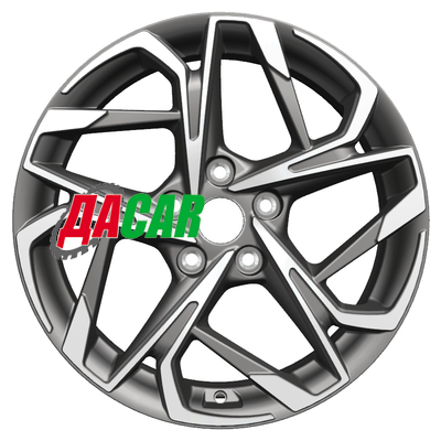 Khomen Wheels KHW1716 (Sonata) 7x17/5x114,3 ET48 D67,1 Gray-FP