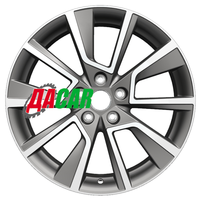 Khomen Wheels KHW1802 (Sportage) 7x18/5x114,3 ET48,5 D67,1 Gray-FP