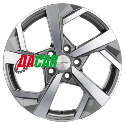 Khomen Wheels KHW1712 (i40) 7x17/5x114,3 ET45 D67,1 Gray-FP