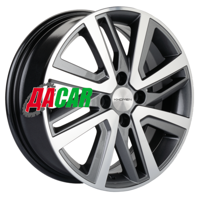 Khomen Wheels KHW1609 (Vesta/Largus) 6x16/4x100 ET50 D60,1 Gray-FP