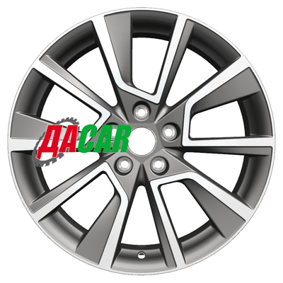 Khomen Wheels KHW1802 (Kodiaq) 7x18/5x112 ET43 D57,1 Gray-FP