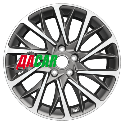 Khomen Wheels KHW1804 (Kodiaq/Tiguan) 7,5x18/5x112 ET43 D57,1 Gray-FP