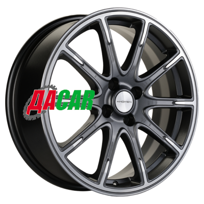 Khomen Wheels KHW1707 (KIA Rio I/II Solaris I/II) 6,5x17/4x100 ET44 D54,1 Gray-FP