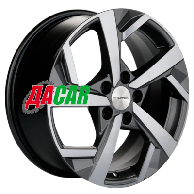 Khomen Wheels KHW1712 (Haval Jolion) 7x17/5x114,3 ET37 D66,5 Gray-FP