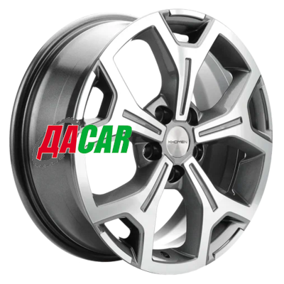 Khomen Wheels KHW1710 (Haval F7/F7x) 6,5x17/5x114,3 ET40 D64,1 Gray-FP