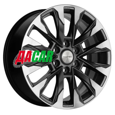 Khomen Wheels KHW2010 (Hilux) 8x20/6x139,7 ET30 D106,1 Gray-FP