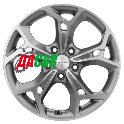 Khomen Wheels KHW1702 (X-trail) 7x17/5x114,3 ET45 D66,1 Gray-FP