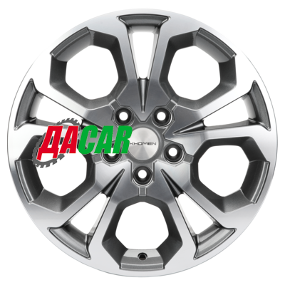 Khomen Wheels KHW1711 (Ceed) 6,5x17/5x114,3 ET50 D67,1 Gray-FP