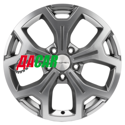 Khomen Wheels KHW1710 (Kaptur/Arkana) 6,5x17/5x114,3 ET50 D66,1 Gray-FP
