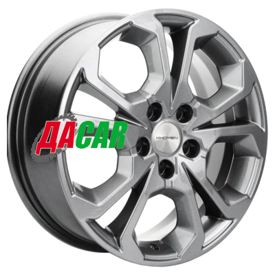 Khomen Wheels KHW1711 (Chery tigo 7pro) 6,5x17/5x108 ET33 D60,1 Gray
