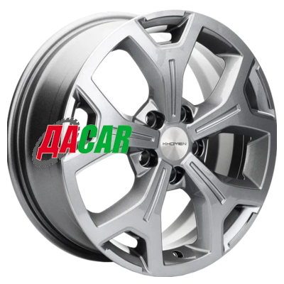Khomen Wheels KHW1710 (Chery tigo 7pro) 6,5x17/5x108 ET33 D60,1 Gray