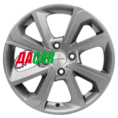 Khomen Wheels KHW1501 (Logan) 6x15/4x100 ET40 D60,1 Gray