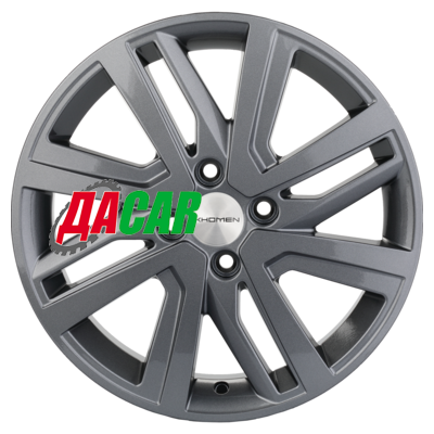 Khomen Wheels KHW1609 (Rio II/Solaris II) 6x16/4x100 ET46 D54,1 Gray