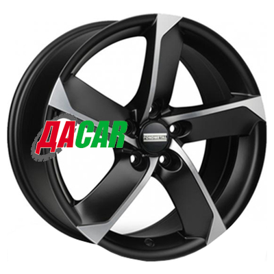 Fondmetal 7900 7,5x17/5x112 ET48 D57,1 Matt Black Polished