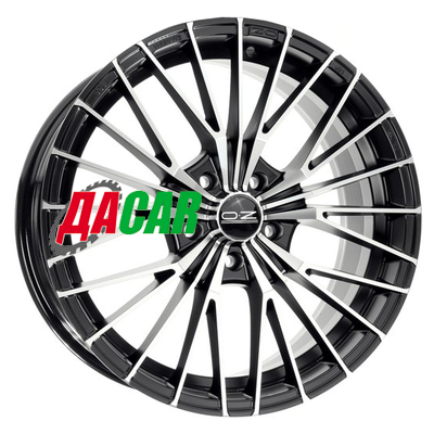 OZ Ego 7,5x16/5x100 ET35 D68 Matt Black + Diamond Cut