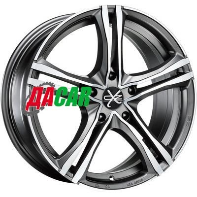 OZ X5B 7,5x17/5x120 ET29 D79 Matt Graphite Diamond Cut