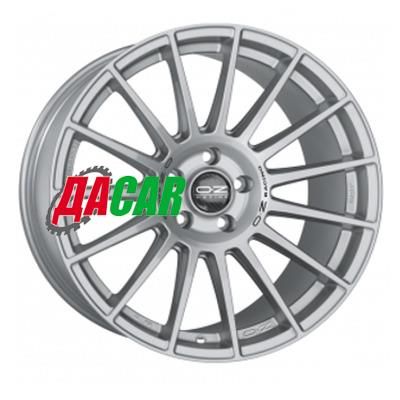 OZ Superturismo LM 9,5x19/5x112 ET40 D75 Matt Race Silver + Black Lettering