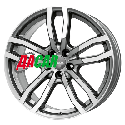 Alutec DriveX 9x20/5x108 ET45 D63,4 Metal Grey Front Polished
