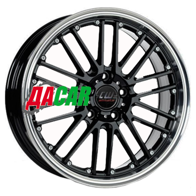 Borbet CW2/5 7x17/5x114,3 ET40 D72,5 Black Rim Polished