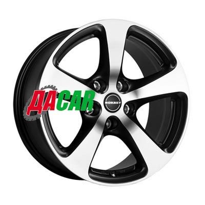 Borbet CC 7x16/5x114,3 ET40 D72,5 Matt Black Polished