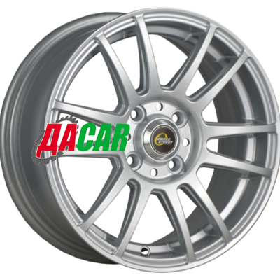 CrossStreet Y4917 6x15/4x100 ET48 D54,1 Sil