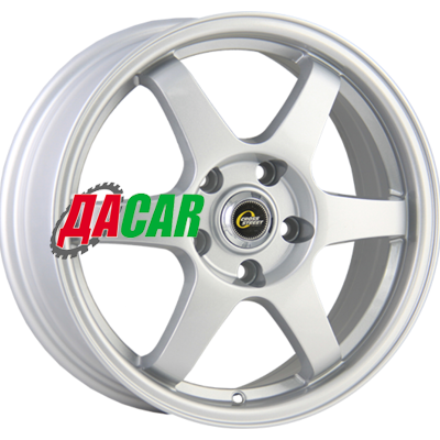 CrossStreet CR-08 6x15/4x100 ET40 D60,1 Sil
