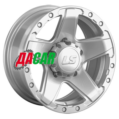 LS 1284 8x16/5x150 ET2 D110,1 Sil (конус, Колпак+лого)