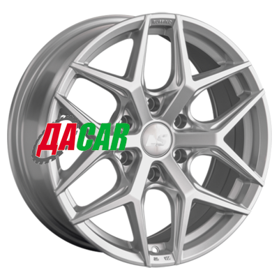 LS 1303 8x18/6x139,7 ET26 D78,1 Sil (конус, Колпак+лого)