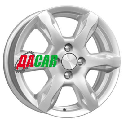 K&K КС693 6x15/4x100 ET50 D60,1 Сильвер