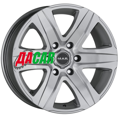 MAK Stone 6 8x18/6x139,7 ET35 D106,1 Silver