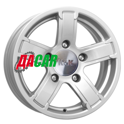 K&K Ангара (КС462) 6,5x15/5x139,7 ET40 D98 Сильвер КС462