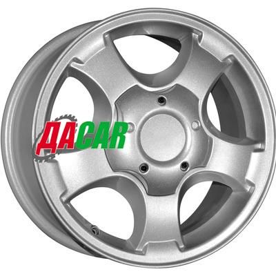 K&K Секвойя (КС458) 7x16/5x139,7 ET35 D108,5 Сильвер